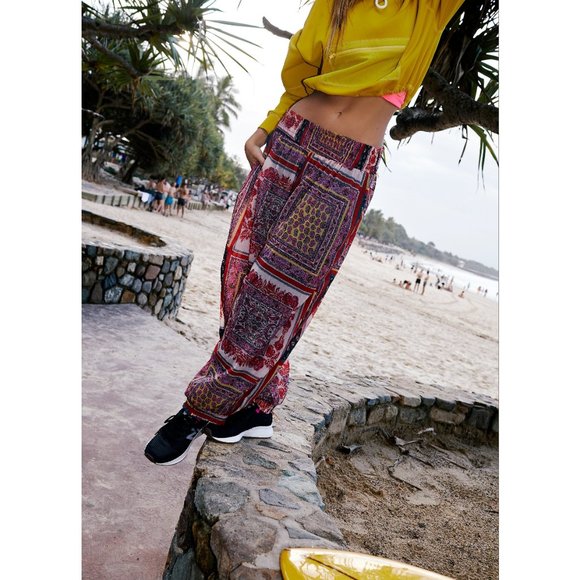 Free People Multicolor Patterned Joggers - Picture 2 of 4